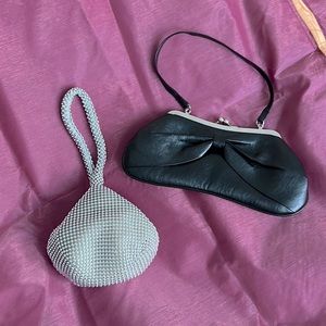 Set of two evening bags, clutches